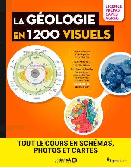 Couverture du livre « La géologie en 1200 visuels »