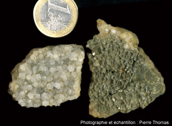 Filon séparé au niveau du contact pyrite/quartz (Guerphales, 22)