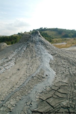 La coulée Nord du volcan de boue n°3, Nirano (Italie)