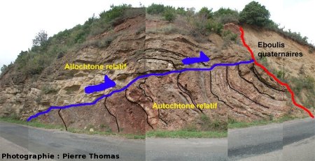 Interprétation géologique de l'affleurement, Padern (11)