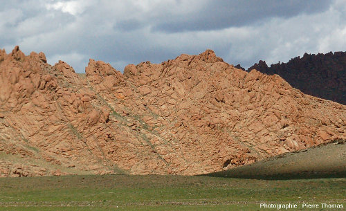 Paysage granitique caractéristique de l'Altaï mongol vers 3000 m d'altitude