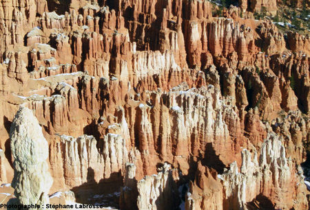 Vue détaillée de Bryce Canyon, Utah, USA