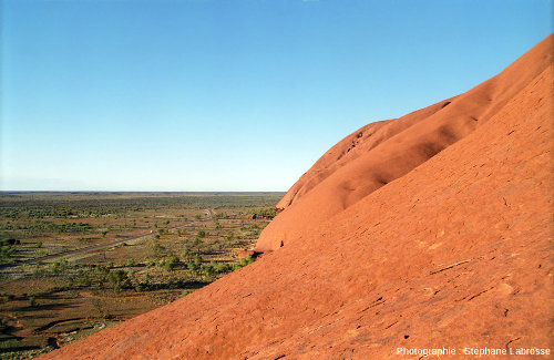 En montant sur Uluru