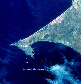 La presqu'île du Cap-vert, extrémité occidentale du Sénégal et du continent africain