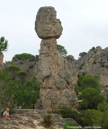 Pinacle dolomitique dans le cirque de Mourèze, Hérault