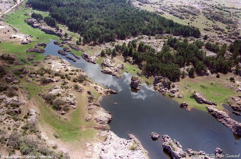 Extrémité Sud du lac temporaire des Rives (Hérault), 1er janvier 2008