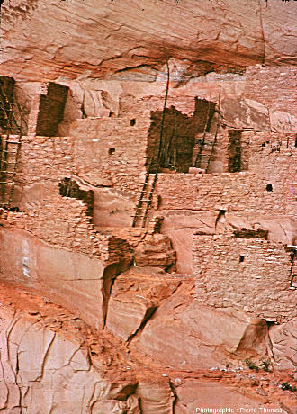 Détail des ruines du village amérindien (XIIIème siècle) de Betatakin, Arizona