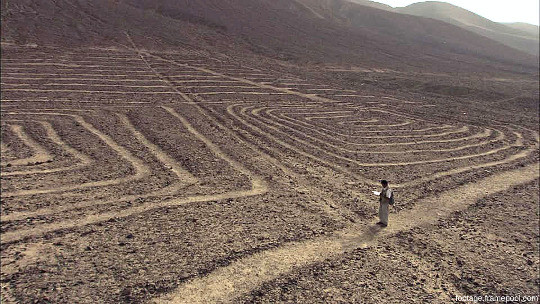 Les lignes de Nazca vues du sol