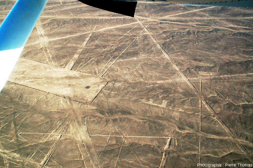 Le « condor », vue générale, plateau de Nazca, Pérou