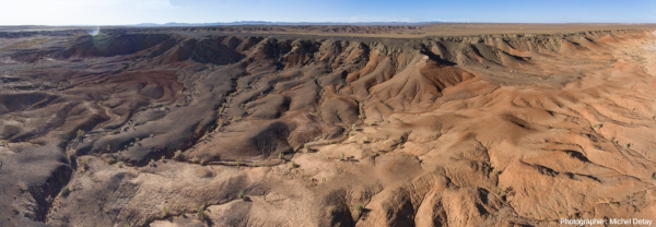 Panorama de la tombe du dragon à partir d'images prises par drone