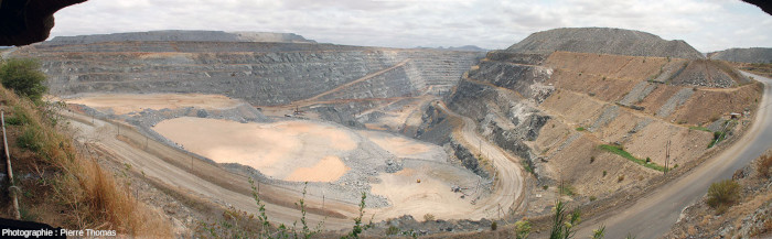 Vue d'ensemble de la mine de platine Pp Rust (état de novembre 2008), Potgietersrus (Mokopane), Afrique du Sud