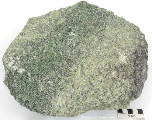 Échantillon de péridotite de Finero (Piémont, Italie)