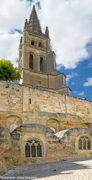 L’église monolithe de Saint-Émilion (Gironde)