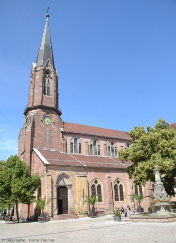 L’église d’Ensisheim (Haut-Rhin), où fut conservée la météorite de 1493 à 1793, puis de 1803 à 1854