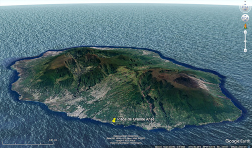 Localisation de la plage de Grande Anse à La Réunion