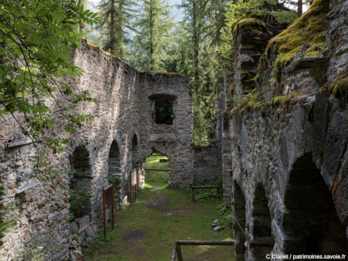 Vestiges de la fonderie (XVIIIe et XIXe siècles) de Peisey-Nancroix, Savoie