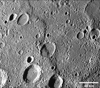 Une structure compressive sur Mercure