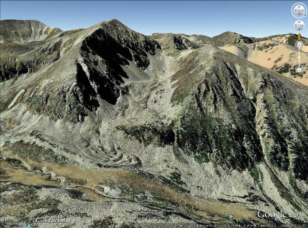 Exemple de glacier rocheux du Canigou