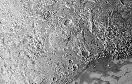 Réseaux de type "hydrographiques" sur Pluton ?