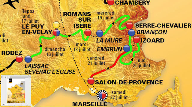 Les cinq étapes commentées du Tour de France 2017, de l'Aveyron aux Bouches du Rhône