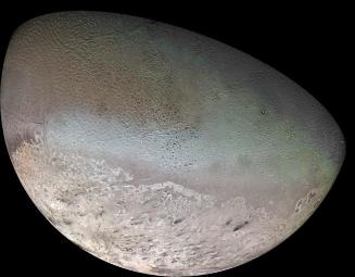Triton, satellite de Neptune (NASA)