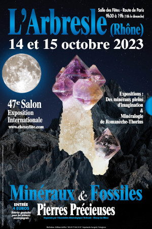 Salon minéraux et fossiles, L’Arbresle 2022