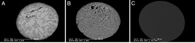 Photographies de micrométéorites, météorites constituant le plus grands nombre d'entrées dans l'atmosphère