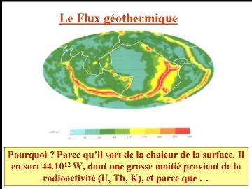 Carte du flux géothermique à la surface de la Terre