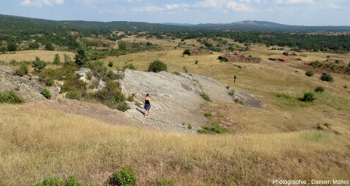 Vue d’ensemble du site de Costalomo (Salas de los Infantes), Crétacé inférieur