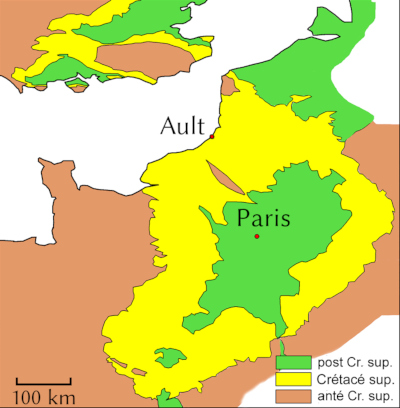 Localisation d'Ault au sein du Bassin parisien