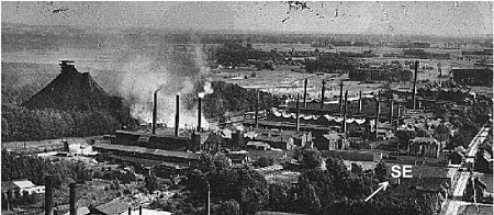 Le site industriel de Mortagne-du-Nord dans les années 1950