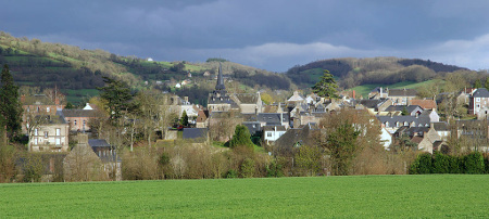 Le village de Clécy en "Suisse Normande"