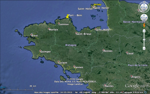 Localisation de Port-Béni en Bretagne