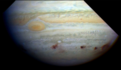 Impacts de Shoemaker-Levy 9 sur Jupiter, juillet 1994