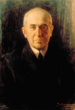 Portrait de Milutin Milankovitch (1879-1958) par Paja Jovanovic en 1943