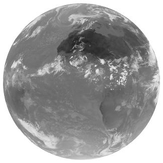 Image satellite dans l'infrarouge thermique du 01 juillet 1998, 15h00
