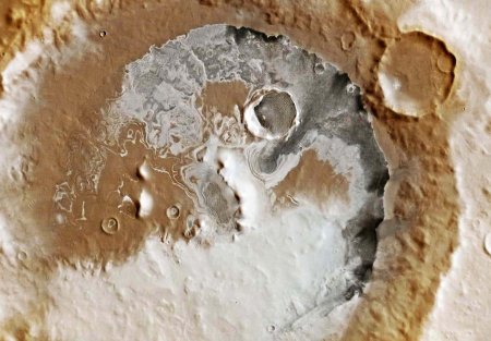 Le fond du cratère Liais au Nord de Promethei Planum, Mars