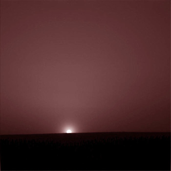 Coucher de soleil sur Mars, vu par Phoenix, 26 août 2008