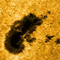 Image d'une tache solaire