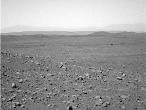 Paysage désertique martien