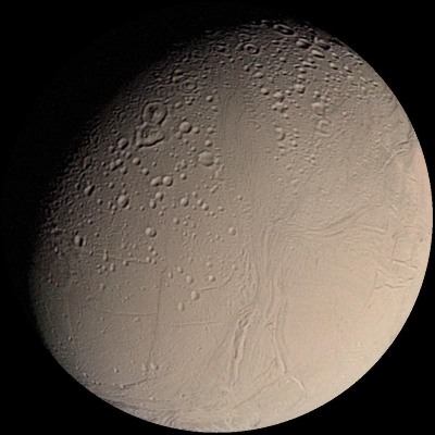 Encelade vue par Voyager