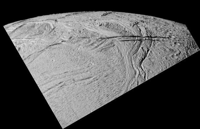 La géologie complexe d'Encelade
