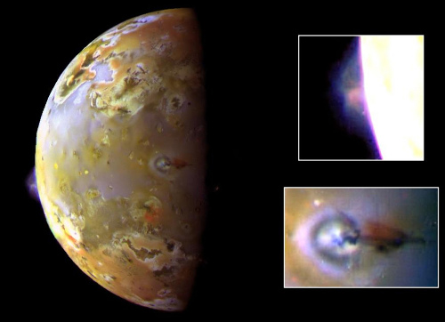 Panaches éruptifs géants sur Io
